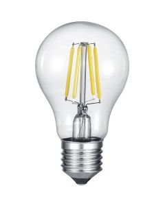 LED Lamp - Filament - Trion Limpo - E27 Fitting - 8W - Warm Wit 2700K - Transparent Helder - Glas