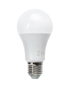 LED Lamp - Smart LED - Aigi Exona - Bulb A60 - 9W - E27 Fitting - Slimme LED - Wifi LED - Aanpasbare Kleur - Mat Wit - Glas