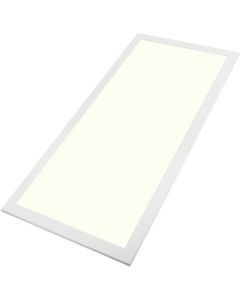 LED Paneel - Aigi - 60x120 Natuurlijk Wit 4000K - 60W Inbouw Rechthoek - Mat Wit Aluminium