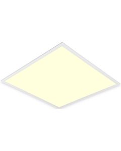 LED Paneel - Aigi Clena - Dimbaar - 60x60 Warm Wit 3000K - 40W Inbouw Vierkant - Mat Wit - Flikkervrij