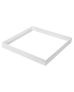 LED Paneel Opbouw Frame - Velvalux - 60x60 - Aluminium - Vierkant - Wit