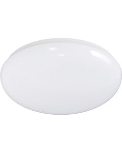 LED Plafondlamp - Aigi Arory - Opbouw Rond - 18W - Warm Wit 3000K - Mat Wit - Aluminium