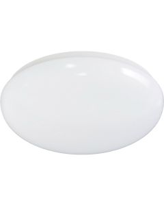 LED Plafondlamp - Aigi Arory - Opbouw Rond - 24W - Helder/Koud Wit 6300K - Mat Wit - Kunststof