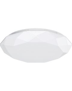 LED Plafondlamp - Aigi Dian - Opbouw Rond 20W - Helder/Koud Wit 6500K - Mat Wit - Aluminium