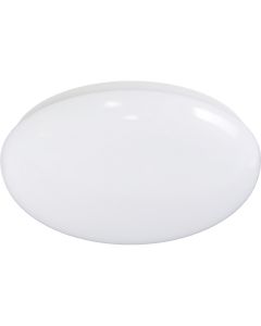 LED Plafondlamp - Aigi Monilo - Opbouw Rond - 24W - Aanpasbare Kleur - Mat Wit - Staal