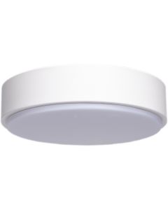 LED Plafondlamp - Aigi Santi - Opbouw Rond 20W - Helder/Koud Wit 6500K - Mat Wit - Aluminium 