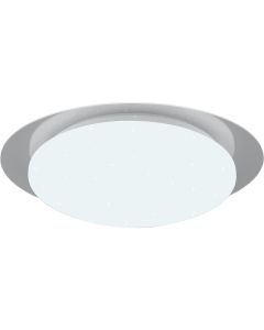 LED Plafondlamp - Badkamerlamp - Trion Frozen - 12W - RGBW - Dimbaar - Afstandsbediening - Sterlicht - Rond - Mat Wit - Kunststof