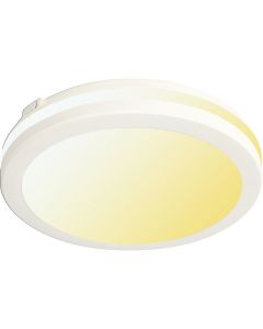 LED Plafondlamp - Kozolux Scarly - 30W 2700lm - Aanpasbare Lichtkleur 3in1 CCT - IP65 - Rond - Wit