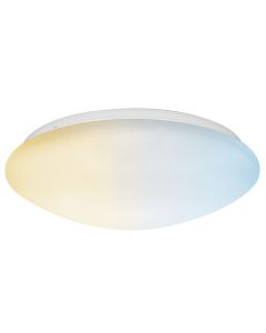 LED Plafondlamp met Sensor - Velvalux - 18W 2000lm - Aanpasbare Lichtkleur CCT - Spatwaterdicht IP44 - Opbouw - Rond - Wit