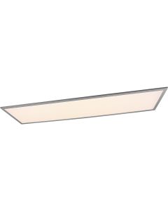 LED Plafondlamp - Plafondverlichting - Trion Alina - 34W - Warm Wit 3000K - Dimbaar - Vierkant - Mat Titaan - Aluminium - 120cm