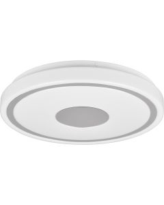 LED Plafondlamp - Plafondverlichting - Trion Duna - 16W - Natuurlijk Wit 4000K - Rond - Chroom - Kunststof 1