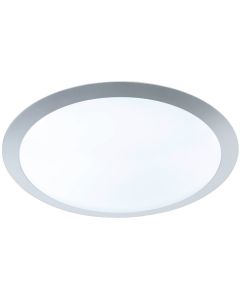 LED Plafondlamp - Plafondverlichting - Trion Ginzon - 25W - Warm Wit 3000K - Rond - Mat Titaan - Kunststof 