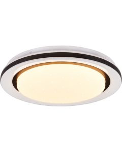 LED Plafondlamp - Plafondverlichting - Trion Karda - 17W - RGBW- Rond - Wit - Kunststof 1