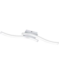 LED Plafondlamp - Plafondverlichting - Trion Ritonu - 10W - Natuurlijk Wit 4000K - Rechthoek - Mat Wit- Aluminium