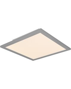 LED Plafondlamp - Plafondverlichting - Trion Tirus - 14W - Aanpasbare Kleur - Vierkant - Mat Titaan - Aluminium