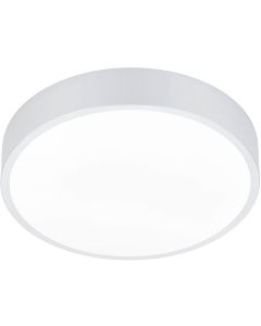 LED Plafondlamp - Plafondverlichting - Trion Wilson - 28W - Aanpasbare Kleur - Dimbaar - Rond - Mat Wit - Aluminium