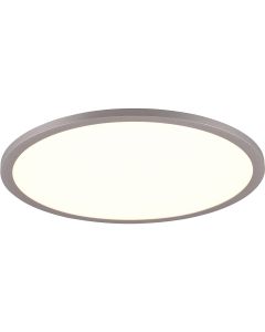 LED Plafondlamp - Trion Amira - 20W - Aanpasbare Kleur - Dimbaar - Afstandsbediening - Rond - Titaan - Metaal 1