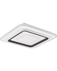 LED Plafondlamp - Trion Gora - 46W - Aanpasbaar kleur -  Dimbaar - Vierkant - Mat Wit - Metaal 1