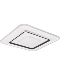 LED Plafondlamp - Trion Gora - 55W - Aanpasbaar kleur -  Dimbaar - Vierkant - Mat Wit - Metaal 1