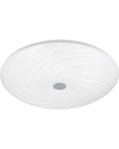 LED Plafondlamp - Trion Graty - 45W - Aanpasbare Kleur - Dimbaar - Afstandsbediening - Sterlicht - Rond - Mat Wit - Kunststof 1