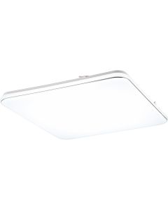 LED Plafondlamp - Trion Lana - 46W - Natuurlijk Wit 4000K -  Dimbaar - Vierkant - Mat Wit - Kunststof 1