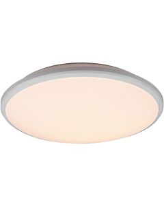 LED Plafondlamp - Trion Lombis - 20.5W - Natuurlijk Wit 4000K - Dimbaar - Rond - Mat Wit - Kunststof