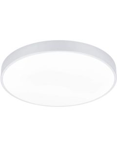 LED Plafondlamp - Trion Oka - Aanpasbaar kleur -  Dimbaar - Rond - Mat Wit - Metaal 1