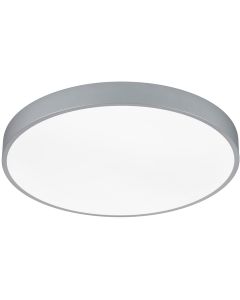 LED Plafondlamp - Trion Oka - Aanpasbaar kleur -  Dimbaar - Rond - Titaan - Metaal 1