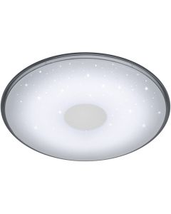 LED Plafondlamp - Trion Sorgina - 30W - Aanpasbare Kleur - Dimbaar - Afstandsbediening - Rond - Mat Wit