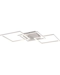 LED Plafondlamp - Trion Square - 38W - Natuurlijk Wit 4000K - Vierkant - Mat Wit - Metaal 1