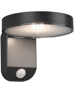 LED Solar Tuinverlichting - Trion Posyda - Zonne-energie - Bewegingssensor - 4W - Mat Zwart