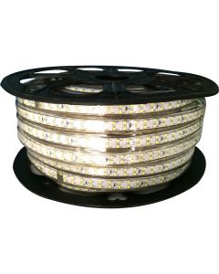 LED Strip - Aigi Strobi - 50 Meter - Dimbaar - IP65 Waterdicht - Helder/Koud Wit 6500K - 2835 SMD 230V