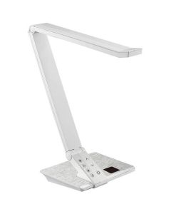 LED Tafellamp - Aigi Diplo - 10W - Aanpasbare Kleur - Dimbaar - Rechthoek - Mat Wit - Kunststof 