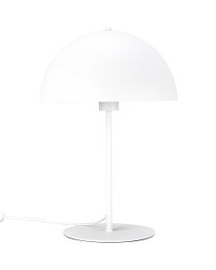 LED Tafellamp - Trion Alia - E27 Fitting - Rond - Mat Wit - Metaal 1