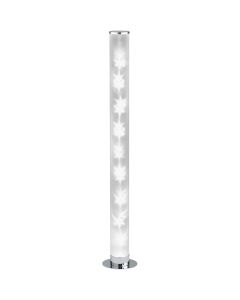 LED Tafellamp - Trion Ricardo - 4W - Warm Wit 3000K - Dimbaar - Rond - Mat Chroom - Aluminium