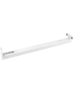 LED TL Armatuur T8 - Aigi Dybolo - 60cm Dubbel - Waterdicht IP20 - Mat Wit - Staal