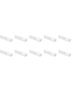 LED TL Buis T8 10 Pack - Aigi - 120cm 18W High Lumen 140 LM/W - Natuurlijk Wit 4000K