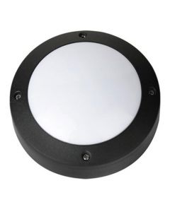 LED Tuinverlichting - Buitenlamp - Maron - Wand - Aluminium Mat Zwart - 6W Natuurlijk Wit 4000K - Rond