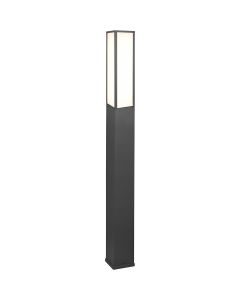 LED Tuinverlichting - Staande Buitenlamp - Trion Ficco XL - 15W - Warm Wit 3000K - Rechthoek - Mat Antraciet - Aluminium