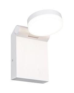 LED Tuinverlichting - Wandlamp Buitenlamp - Trion Nuri - 7.5W - Aanpasbare Kleur - Spatwaterdicht IP44 - Mat Wit - Aluminium 1