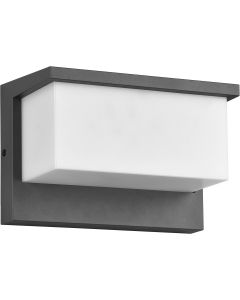 LED Tuinverlichting - Wandlamp Buitenlamp - Trion Stos - 13W - Warm Wit 3000K - Waterdicht IP54 - Antraciet - Aluminium 1