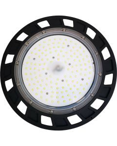 LED UFO High Bay - Aigi Uvomi - 100W - MEAN WELL Driver - Magazijnverlichting - Helder/Koud Wit 5700K - Waterdicht IP65 - Aluminium