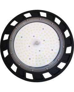 LED UFO High Bay - Aigi Uvomi - 150W - MEAN WELL Driver - Magazijnverlichting - Helder/Koud Wit 5700K - Waterdicht IP65 - Aluminium