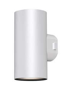 LED Wandlamp - Brinton Victa - Up & Down - 18W 1780lm - Aanpasbare Lichtkleur CCT - Voor Buiten en Binnen - Waterdicht IP65 - Rond - Wit