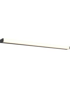 LED Wandlamp - Trion Fabian - 20W - Warm Wit 3000K - Rechthoek - Mat Zwart - Aluminium