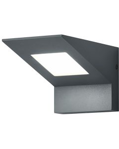 LED Wandlamp - Trion Nilsona - 8W - Warm Wit 3000K - Vierkant - Mat Antraciet - Aluminium