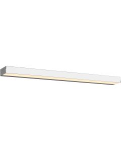 LED Wandlamp - Trion Rolan - Up en Down - 13W - Warm Wit 3000K - Rechthoek - Mat Chroom - Aluminium