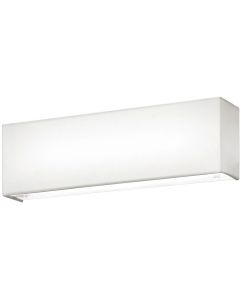 LED Wandlamp - Wandverlichting - Trion Lanago - 6W - Warm Wit 3000K - Rechthoek - Mat Wit - Aluminium