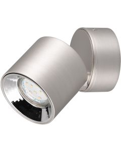 LED Wandlamp - Wandverlichting - Trion Pinati - GU10 Fitting - Rond - Mat Nikkel - Metaal 1