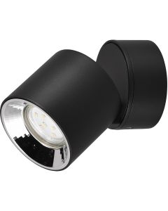 LED Wandlamp - Wandverlichting - Trion Pinati - GU10 Fitting - Rond - Mat Zwart - Metaal 1